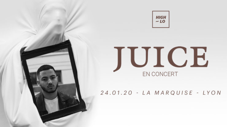 Juice en concert à La Marquise, Lyon. High-lo, rap.