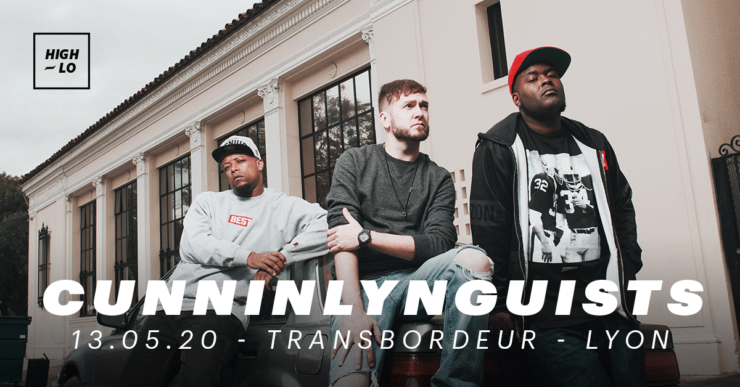 CunninLynguists en concert au Transbordeur le 13 mai 2020. Rap Hih hop High-lo
