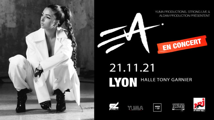 Eva en concert à Lyon Halle Tony Garnier 2021. High-lo Totaal Rez