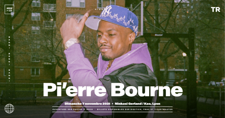 Pi'erre Bourne concert Ninkasi Gerland / kao Lyon 7 novembre 2021 High-lo rap Totaal Rez