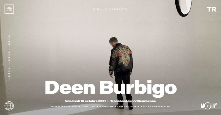 Deen Burbigo concert Lyon Transbordeur Villeurbanne octobre 2021 High-lo rap rappeur Totaal Rez