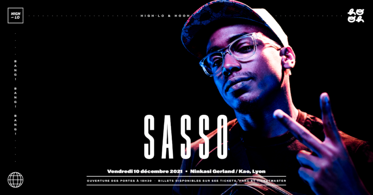 Sasso en concert au Ninkasi Gerland / Kao décembre 2021 Lyon rap High-lo Lyon