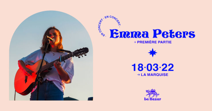 Emma Peters concert Lyon la marquise mars 2022 Le Bazar Totaal Rez
