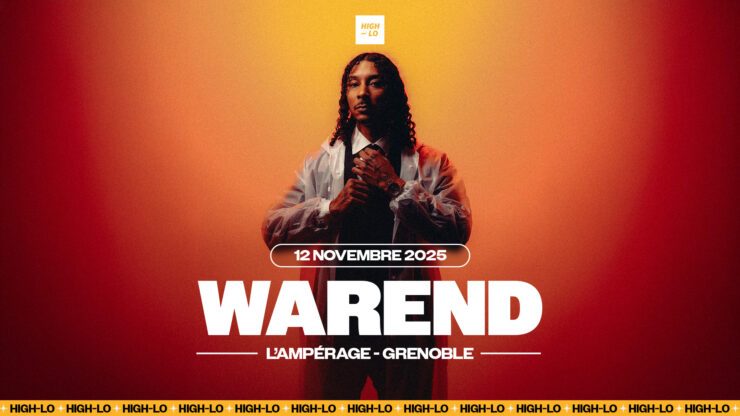 WarEnd en concert Rap le 12 novembre 2025 à l'Ampérage à Grenoble. Tous nos concerts rap High-lo sur Totaal Rez, agendas et billetterie.