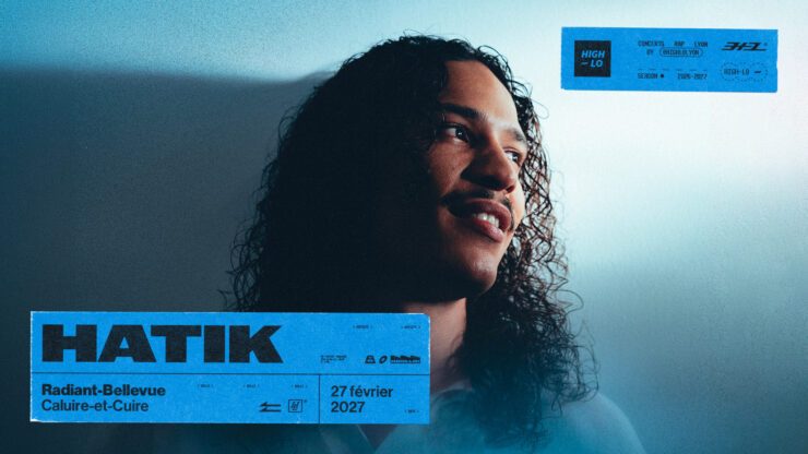 HATIK en concert au Radiant Bellevue le 27 février 2027. Un concert rap shatta présenté par High-lo, billetterie disponible sur Shotgun