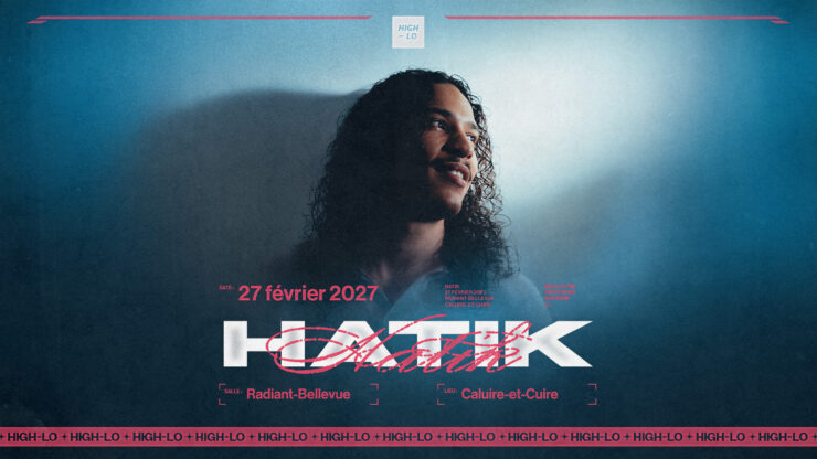 HATIK en concert au Radiant Bellevue le 27 février 2027. Un concert rap shatta présenté par High-lo, billetterie disponible sur Shotgun