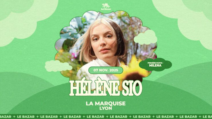 Hélène Sio en concert à La Marquise Lyon, Le Bazar : agenda et billetterie 7 novembre 2025 chanson pop indie rock folk réserver billets tickets Totaal Rez concerts à lyon