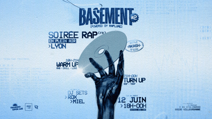 BASEMENT by RAPLUME OPEN AIR Lyon Villeurbanne le 12 juin au Transbordeur. Tous nos concerts et soirées rap High-lo sur Totaal Rez, Raplume agendas et billetterie. Rap Trap Chill Rnb Turn Up