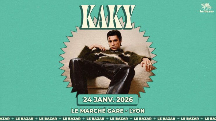 Kaky en concert à La Marquise Lyon, Le Bazar : agenda et billetterie 24 janvier 2026 chanson pop indie rock folk réserver billets tickets Totaal Rez concerts à lyon