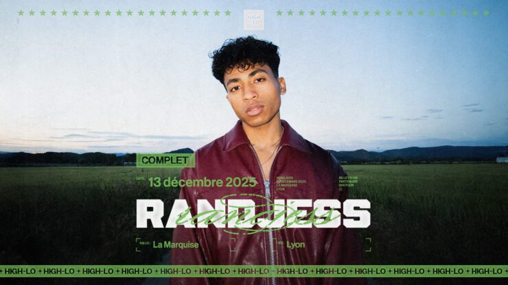 Randjess en concert le 13 décembre 2025 à la Marquise, à Lyon. Tous nos concerts rap High-lo sur Totaal Rez, agendas et billetterie.