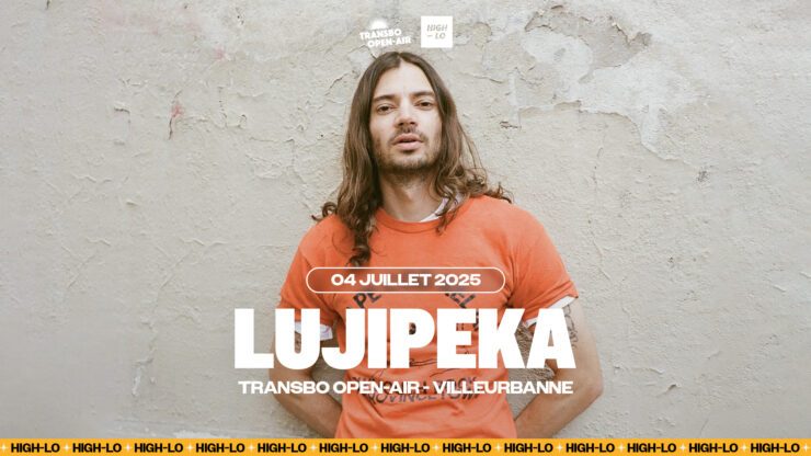 Lujipeka en concert le 4 juillet 2025 au Transbo Open-air, à Lyon. Tous nos concerts rap High-lo sur Totaal Rez, agendas et billetterie.