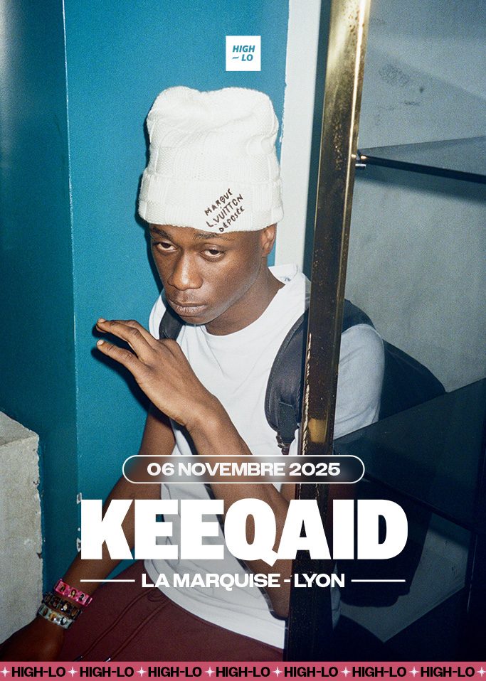 Keeqaid en concert le 6 novembre 2025 à la Marquise, à Lyon. Tous nos concerts rap High-lo sur Totaal Rez, agendas et billetterie.