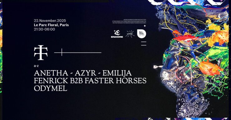 Soirée Teletech x Encore Paris : soirée techno Parc Floral Paris . 22 Novembre 2025 reserver tickets