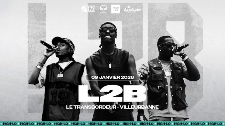 L2B en concert Rap le 9 janvier 2026 au Trasbordeur à Lyon. Tous nos concerts rap High-lo sur Totaal Rez, agenda et billetterie, tickets, les concerts à lyon.