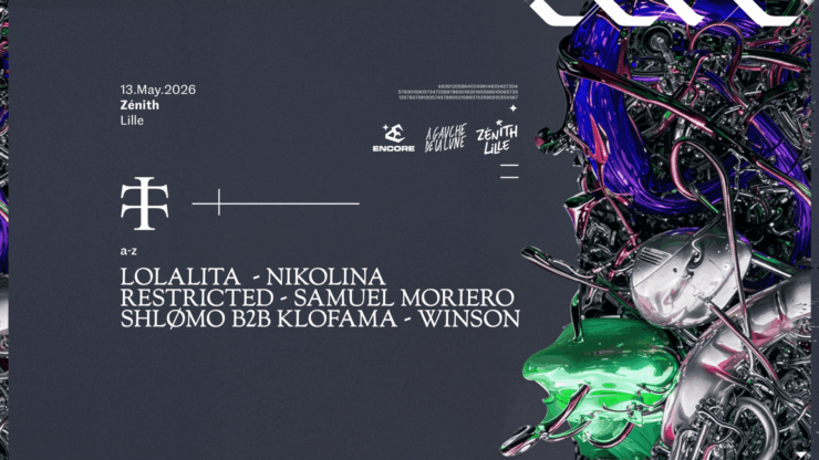 Teletech débarque à Lille pour une soirée techno au Zenith : Billetterie disponible sur shotgun. Un évènement présenté par Encore et Teletech - agenda et billetterie disponible