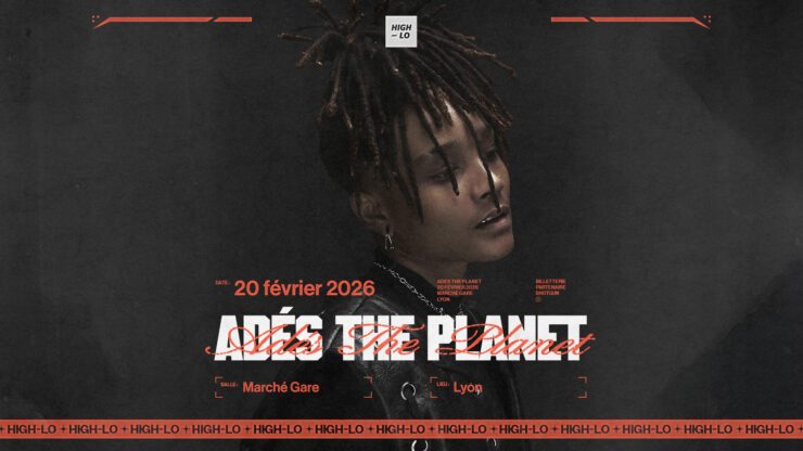 ADES THE PLANET en concert au Marché Gare à Lyon le 20 février 2026 : billetterie sur shotgun