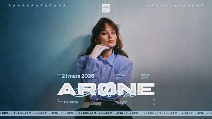 ARØNE en concert au Sucre à Lyon le 21 mars 2026. Un concert pop et rap présenté par High-lo, places disponible partout. Billetterie, tickets pour le show sur Totaal Rez.