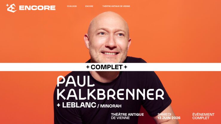 Paul Kalkbrenner, Minorah et LEBLANC en concert à Lyon Vienne Théâtre Antique de Vienne - 13 juin 2026 - billetterie - tickets - electro musiques électroniques techno