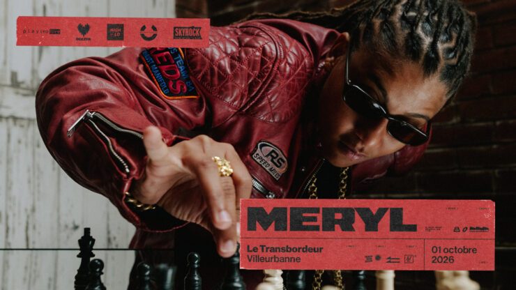 Meryl en concert La Marquise, Lyon le 1er octobre 2026. Un concert rap shatta présenté par High-lo, billetterie disponible sur Shotgun