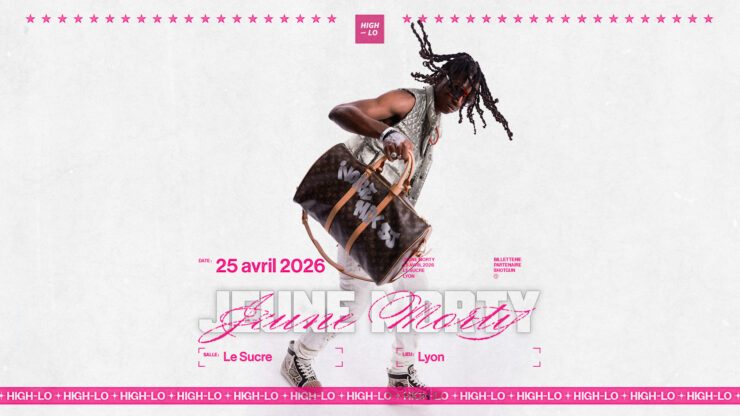 Jeune Morty en concert au Sucre Lyon le 25 avril 2026 Lyon High-lo : agenda et billetterie 25 avril 2026 rap new gen réserver billets tickets Totaal Rez concerts à lyon