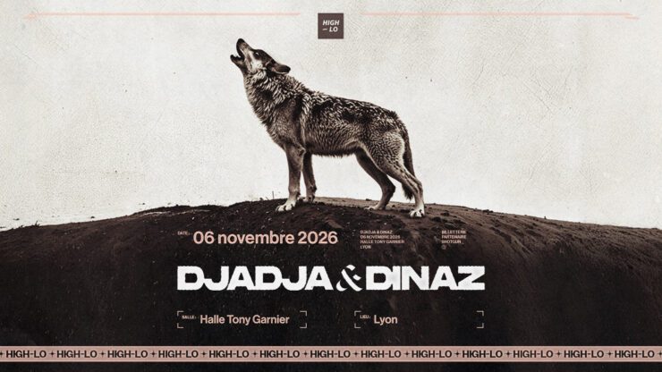 DJADJA & DINAZ en concert Rap le 6 novembre 2026 à la Halle Tony Garnier à Lyon. Tous nos concerts rap High-lo sur Totaal Rez, agenda et billetterie, tickets, les concerts à lyon.