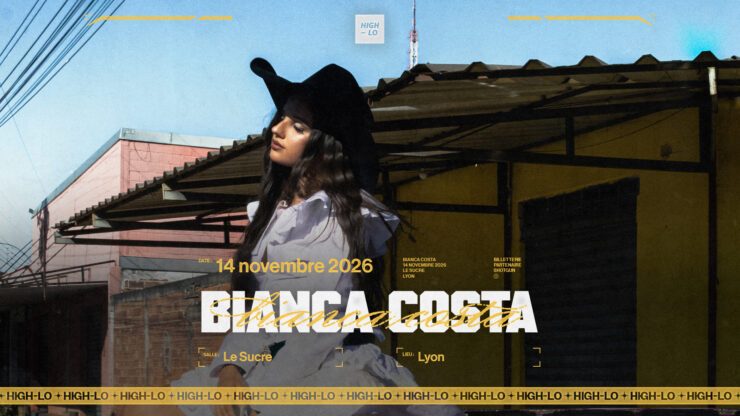 Bianca Costa en concert Rap Pop Espagnol le 14 novembre 2026 au Sucre Lyon. Tous nos concerts rap High-lo sur Totaal Rez, agenda et billetterie, tickets, les concerts à lyon.