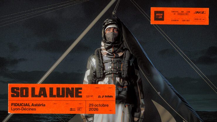 So la Lune en concert Rap le 29 octobre 2026 à la Fiducial Asteria à Lyon-Décines. Tous nos concerts rap High-lo sur Totaal Rez, agenda et billetterie, tickets, les concerts à lyon.