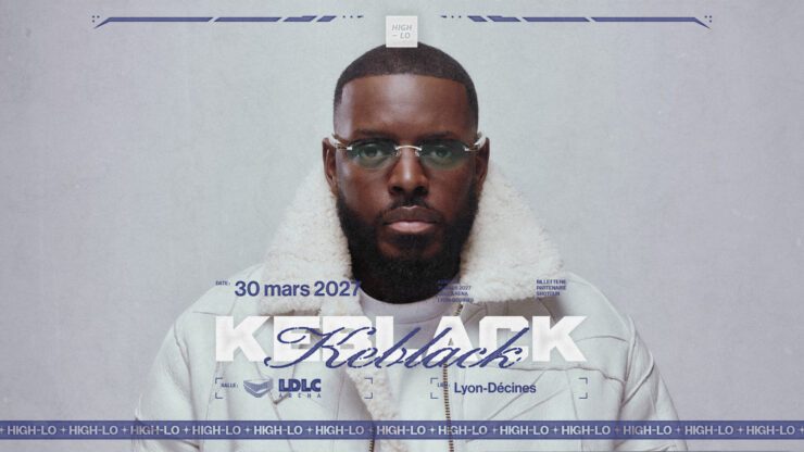 KEBLACK en concert La LDLC ARENA, Lyon le 30 mars 2027. Un concert présenté par High-lo, billetterie disponible sur Shotgun