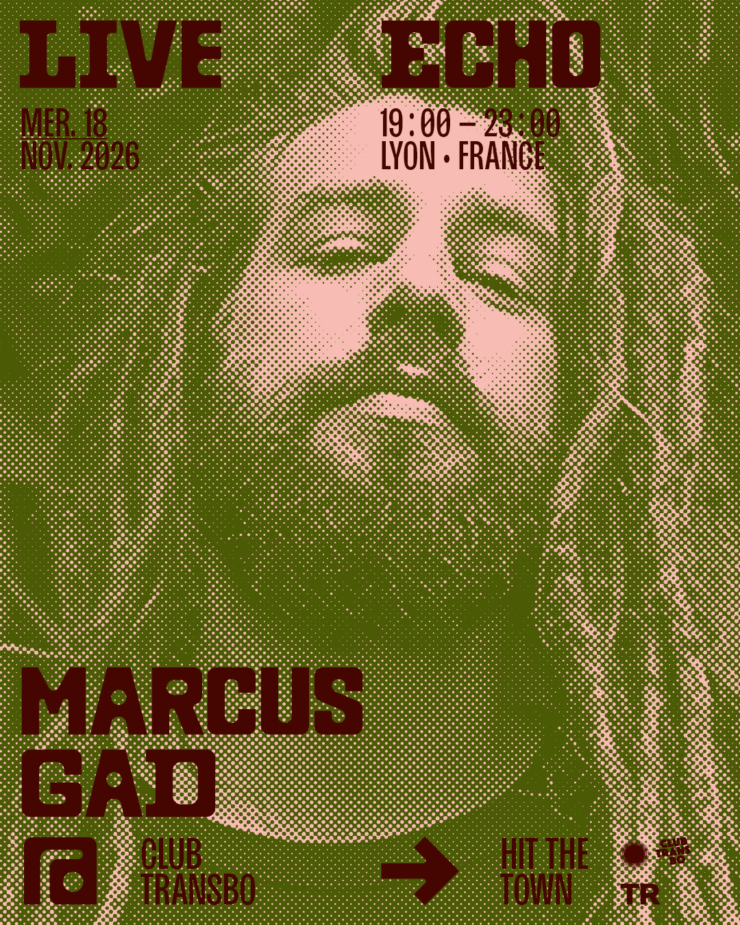 Live Echo : Marcus Gad en concert au Club Transbo, Villeurbanne. Concert reggae à Lyon.