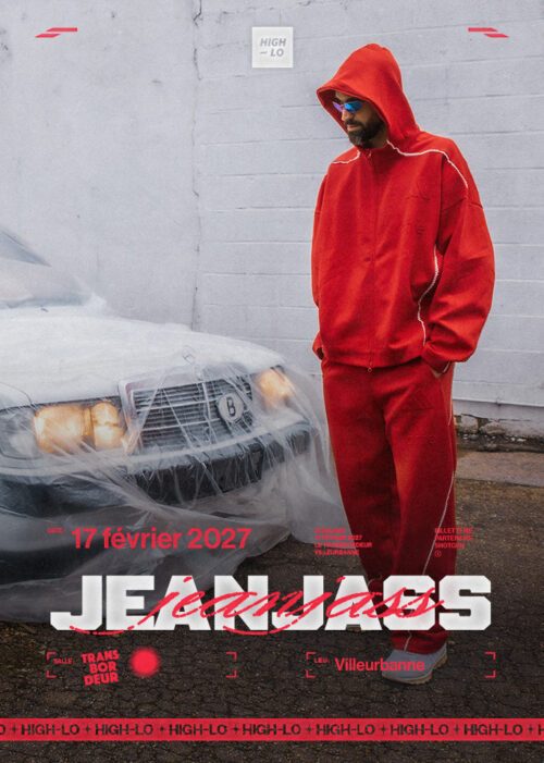 Jeanjass en concert Rap le 17 fevrier 2027 au Transbordeur Lyon. Tous nos concerts rap High-lo sur Totaal Rez, agenda et billetterie, tickets, les concerts à lyon.