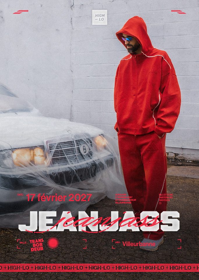 Jeanjass en concert Rap le 17 fevrier 2027 au Transbordeur Lyon. Tous nos concerts rap High-lo sur Totaal Rez, agenda et billetterie, tickets, les concerts à lyon.