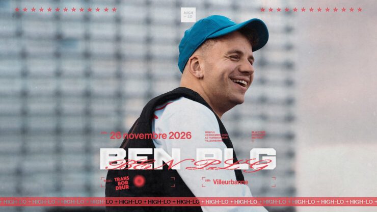 BEN plg en concert Rap le 26 novembre 2026 au Transbordeur Lyon. Tous nos concerts rap High-lo sur Totaal Rez, agenda et billetterie, tickets, les concerts à lyon.