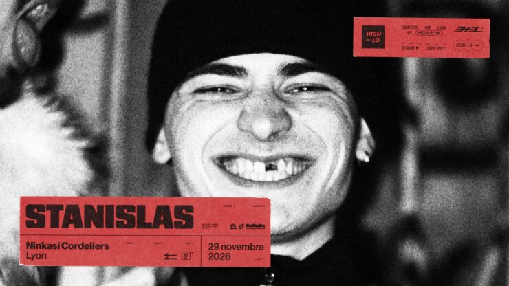 Stanislas en concert Rap le 29 novembre 2026 à Ninkasi Cordeliers Lyon. Tous nos concerts rap High-lo sur Totaal Rez, agenda et billetterie, tickets, les concerts à lyon.