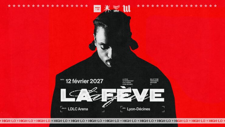La Fève en concert Rap le 12 février 2027 à la LDLC ARENA Lyon. Tous nos concerts rap High-lo sur Totaal Rez, agenda et billetterie, tickets, les concerts à lyon.