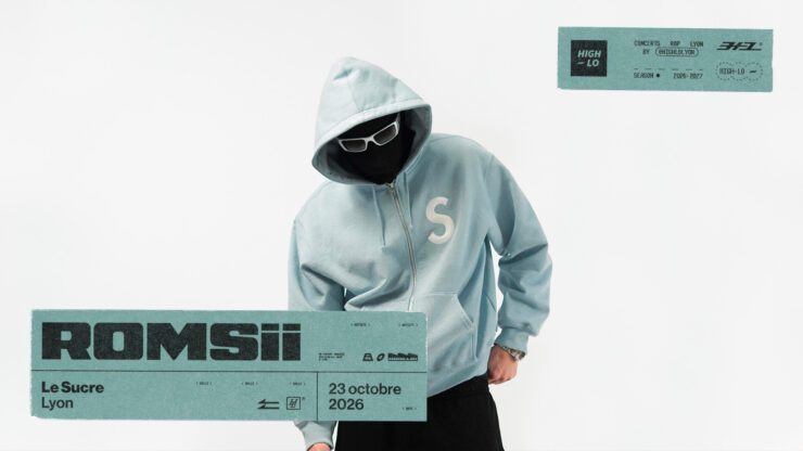 Romsii en concert Rap le 23 octobre 2026 au Sucre Lyon. Tous nos concerts rap High-lo sur Totaal Rez, agenda et billetterie, tickets, les concerts à lyon.