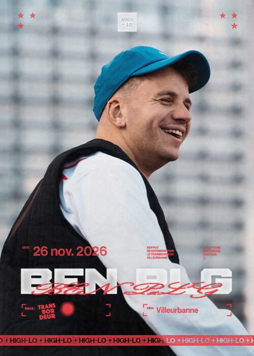 BEN plg en concert Rap le 26 novembre 2026 au Transbordeur Lyon. Tous nos concerts rap High-lo sur Totaal Rez, agenda et billetterie, tickets, les concerts à lyon.