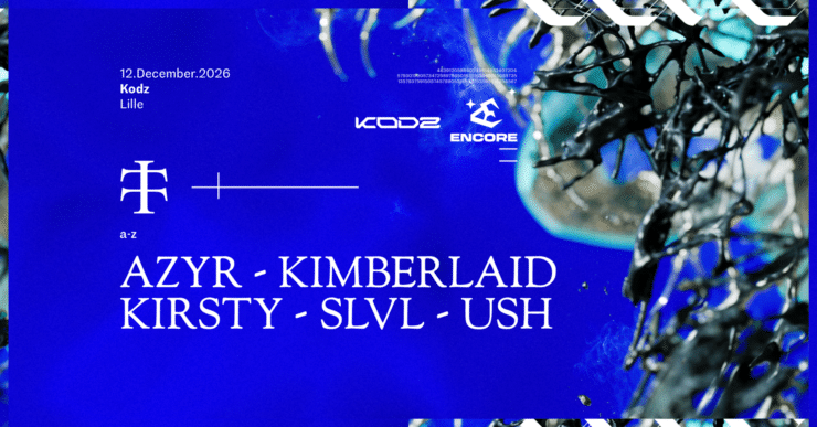 Soirée techno - TELETECH :  le 12 décembre 2026 - Kodz, Lille. Azyr, Kimberlaid, Slvl, ush, Kirsty