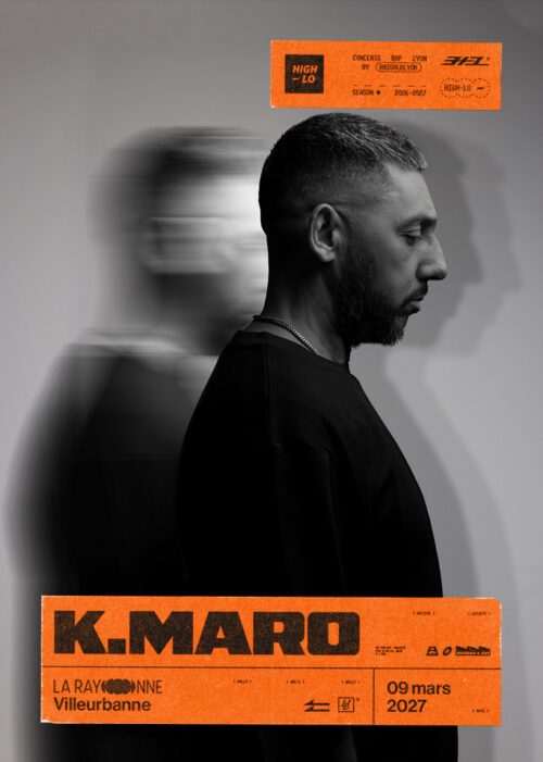 K.MARO en concert RNB Rap le 09 mars 2027 à la Rayonne Lyon. Tous nos concerts rap High-lo sur Totaal Rez, agenda et billetterie, tickets, les concerts à lyon.