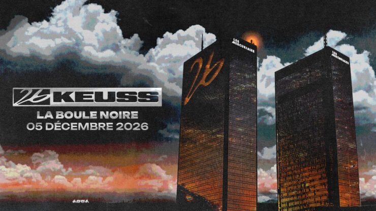 26Keuss en concert Rap le 5 décembre 2026 à la Boule Noire. Tous nos concerts rap Hooh sur Totaal Rez, agenda et billetterie, tickets, les concerts à lyon.